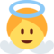 Baby Angel emoji on Twitter